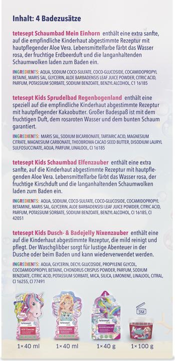 Image du produit Tetesept Kids Set Aventures magiques dans le bain (Bain moussant)