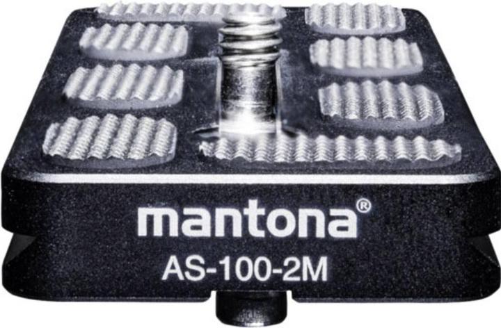 Actual product image mantona AS-100-2M (Tripod quick-release plate)
