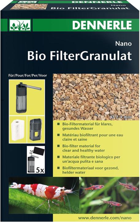 Produktbild Dennerle Nano Bio Filter Granulat 200ml (300 l, Innenfilter, Meerwasser, Süsswasser)