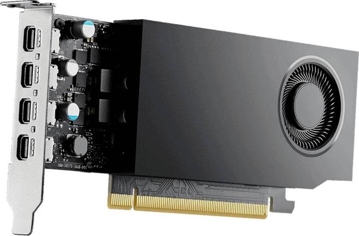 Actual product image PNY RTX A1000 graphics card, graphics category: Professional/CAD (8 GB)