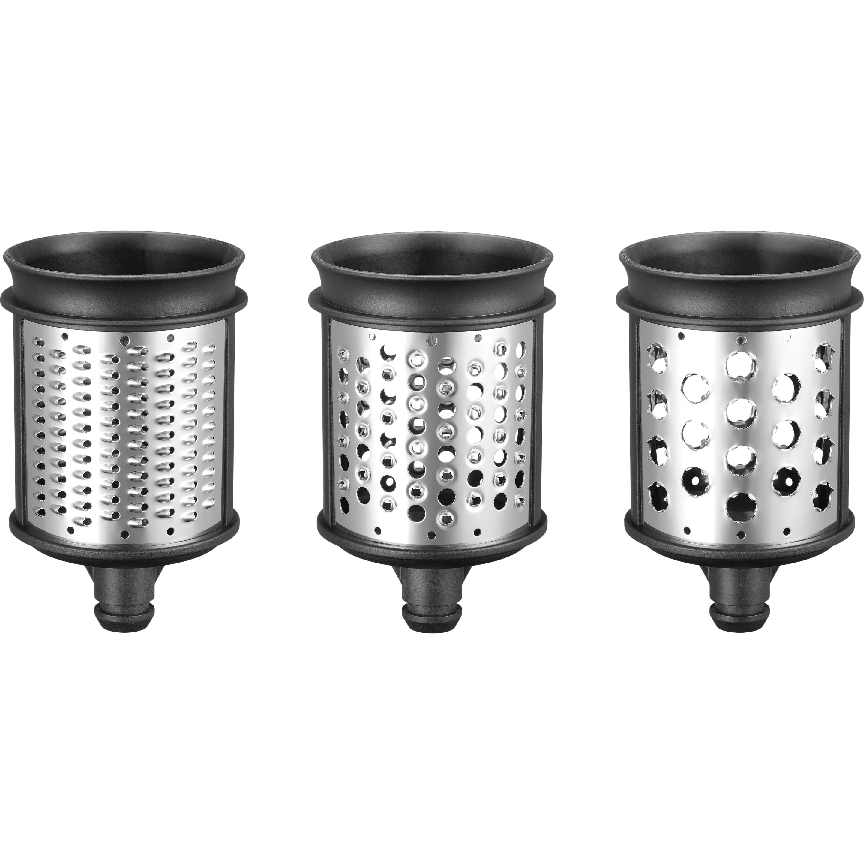 KitchenAid Set di raspa e grattugia, Accessori per utensili da cucina, Argento