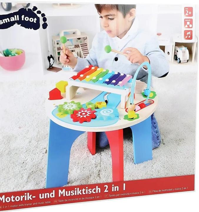 Produktbild small foot Motorik- und Musiktisch 2 in 1 (Deutsch)