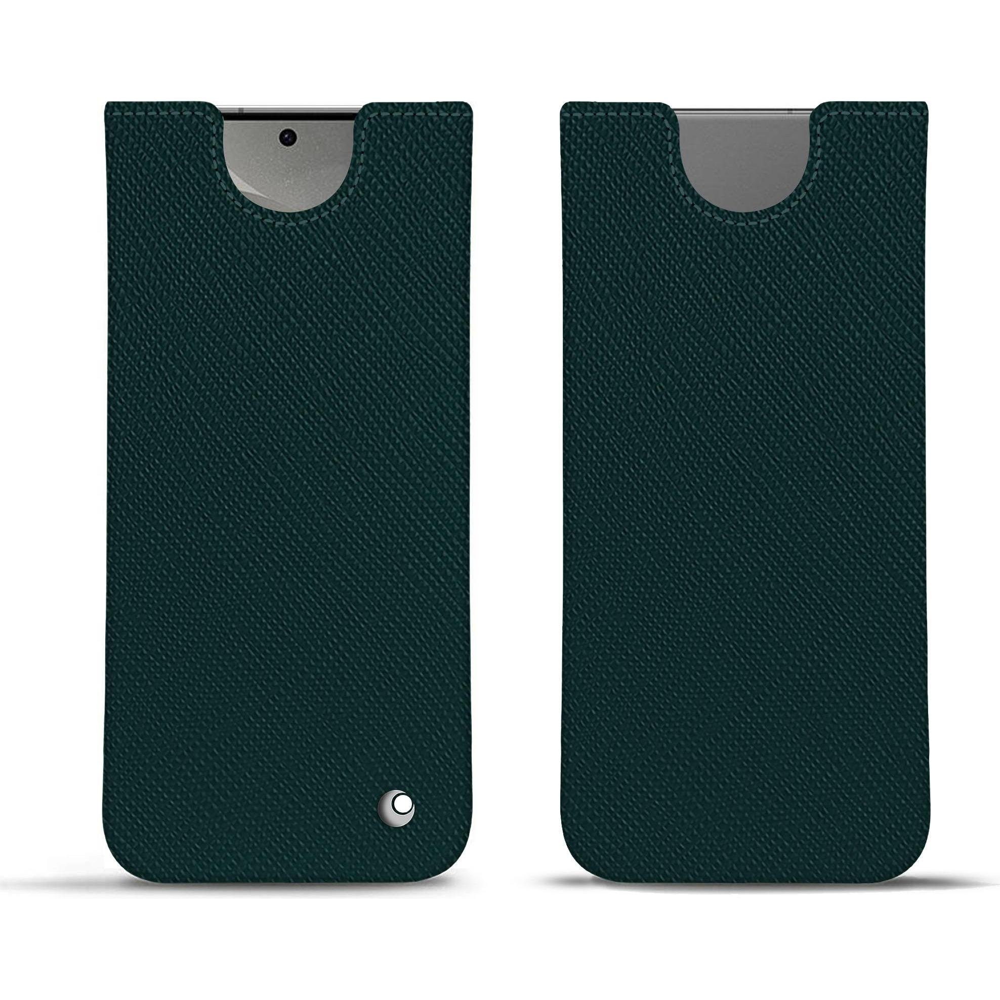 Noreve Lederschutzhülle (Samsung Galaxy S24), Smartphone Hülle, Grün