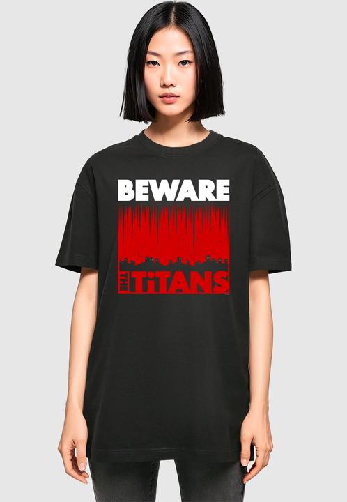 Produktbild Merchcode Ladies SiM - Beware Oversized Boyfriend Tee - 174471 (XL)