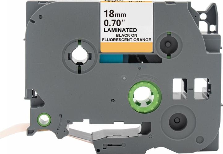 Produktbild Hermex Alternatives Etikettenband zu Brother TZe-B41 Beschriftungsband (1.80 cm, Orange)