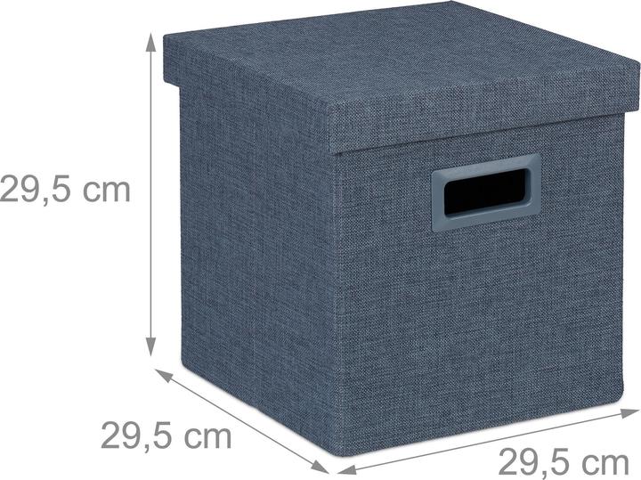 Actual product image Relaxdays storage footstool