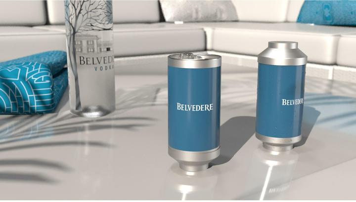 Immagine prodotto Belvedere Vodka con Mini Cocktail Shaker (1 x 70 cl)