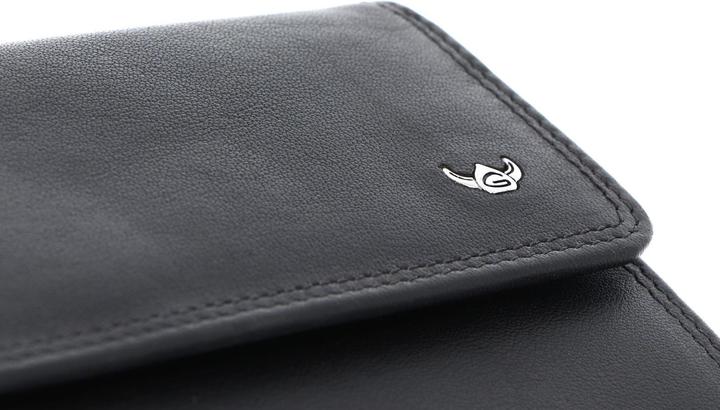 Actual product image Golden Head Polo wallet RFID leather 19.5 cm