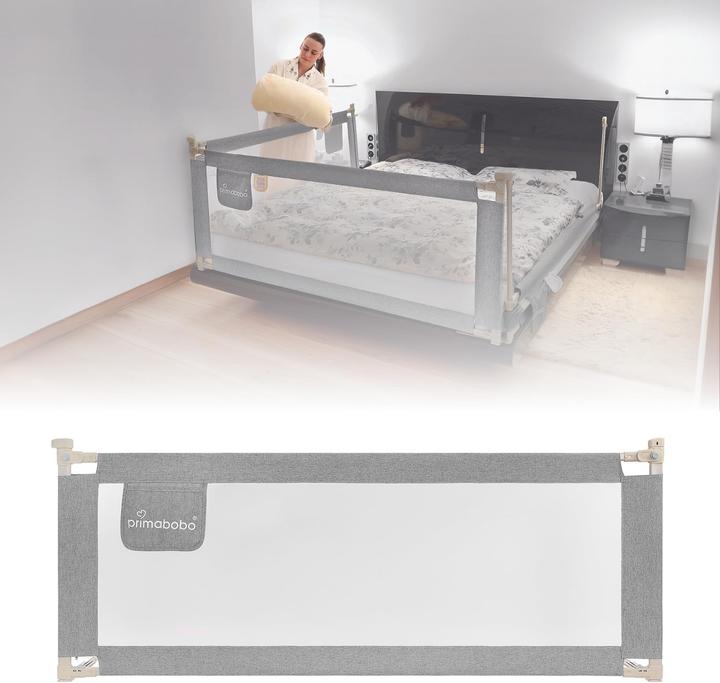Primabobo Höhenverstellbares Bettschutzgitter (180 cm)