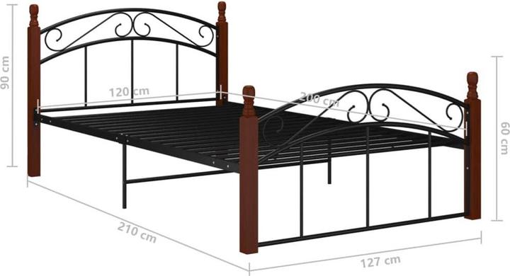 Image du produit vidaXL Bettgestell (120 x 200 cm)
