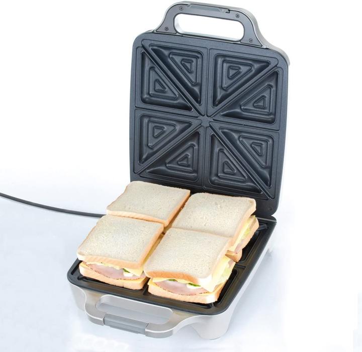 Actual product image Cloer Sandwich Maker 4 XXL Sandwiches, Diagonal