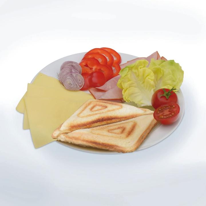 Actual product image Cloer Sandwich Maker 4 XXL Sandwiches, Diagonal
