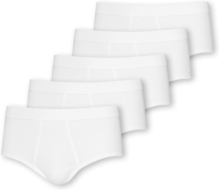 Actual product image ESGE Pack of 5 - Fine rib briefs with crotch (M, 5-pack)