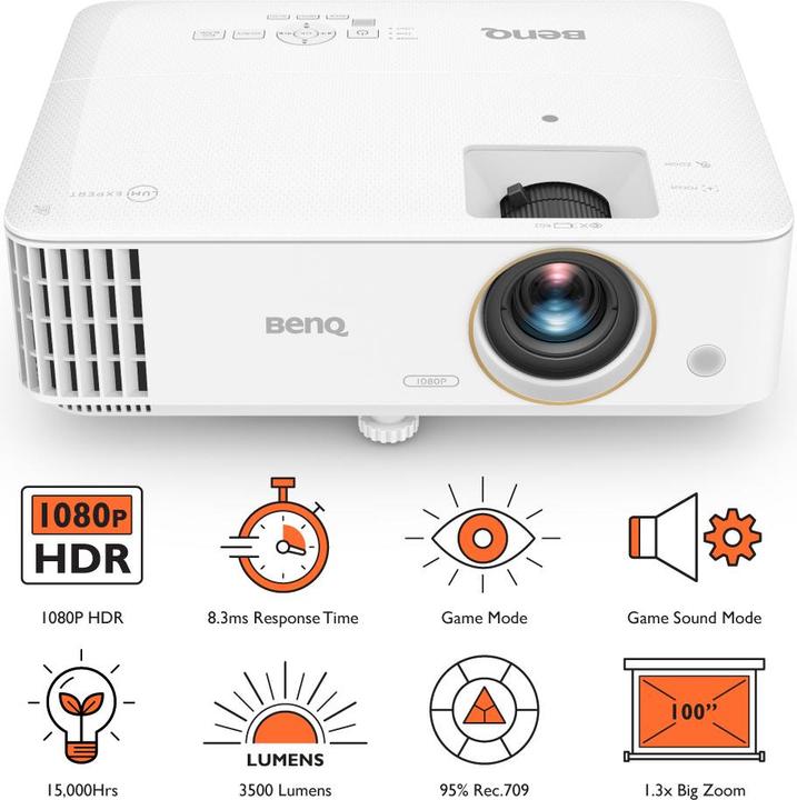 Image du produit BenQ TH685 (Full HD, 3500 lm, 1.13 - 1.47:1)