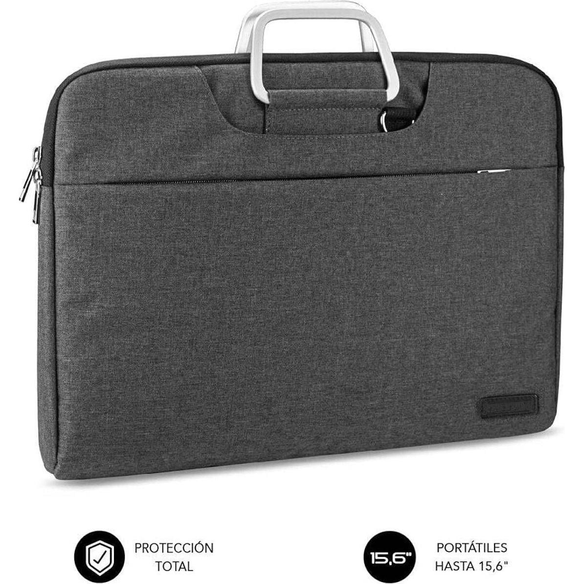 Subblim Funda Portatil Business Laptop Sleeve 15,6" Grigio (15.60"), Borsa per Notebook, Grigio