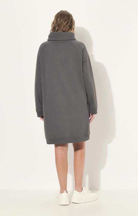 Produktbild Ulla Popken Sweatkleid, Stehkragen, Langarm, Taschen (50, 52)