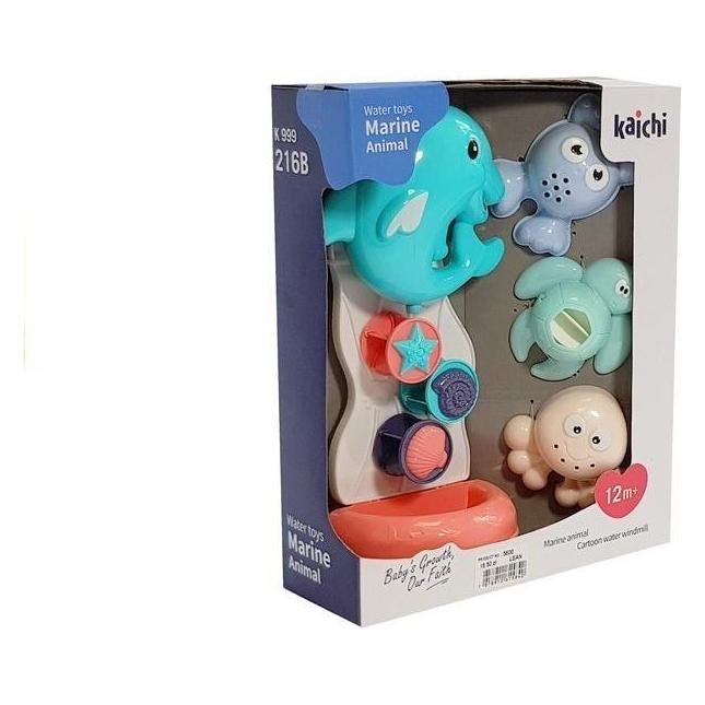 Lean Toys Cars Vonios žaislai jūros gyvūnai (6716)