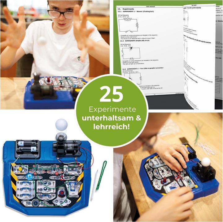 Image du produit Velleman Kit de construction pour projets électroniques - 25 expériences - Spake de circuit