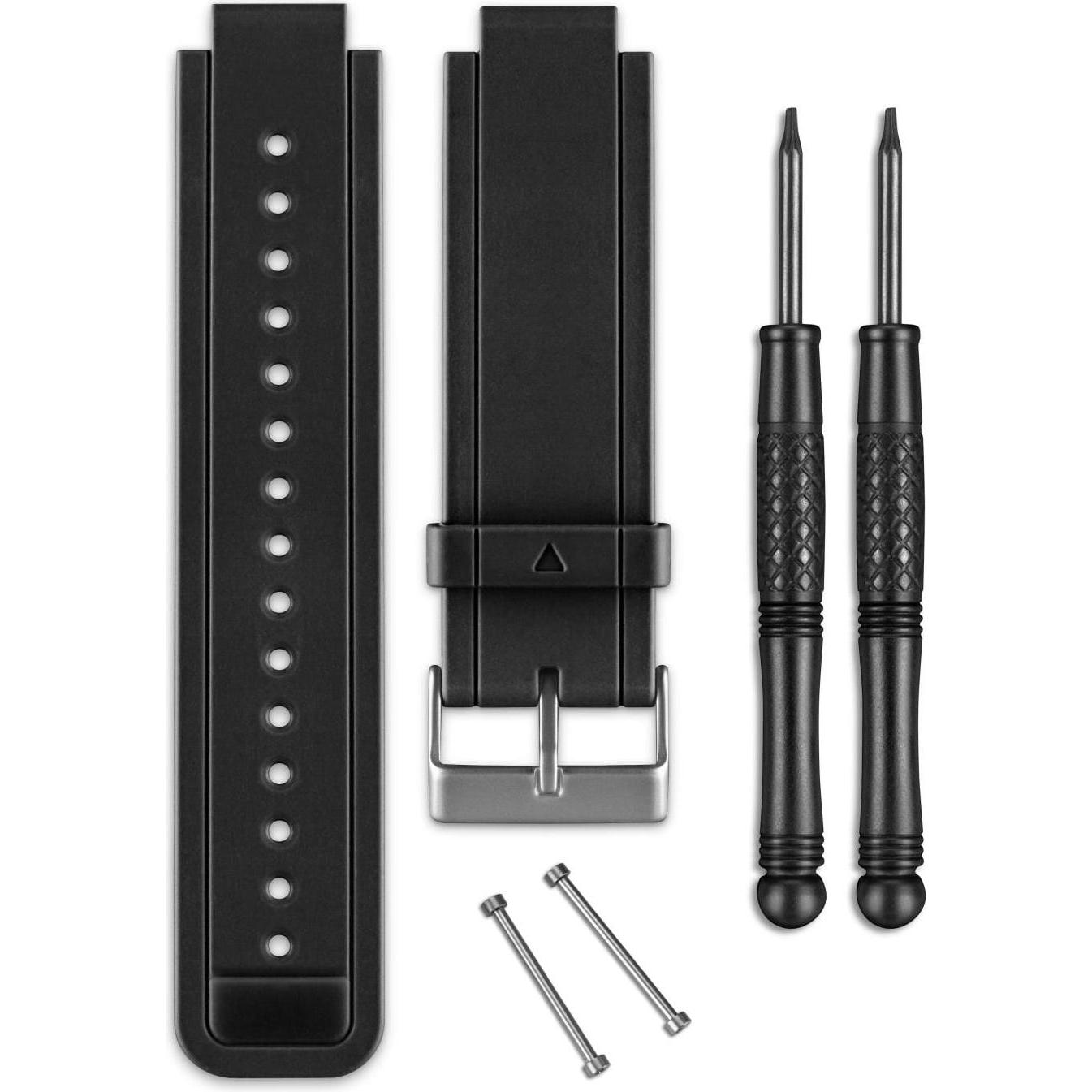 Garmin Vivoactive (Silikon, Vivoactive), Uhrenarmband, Schwarz