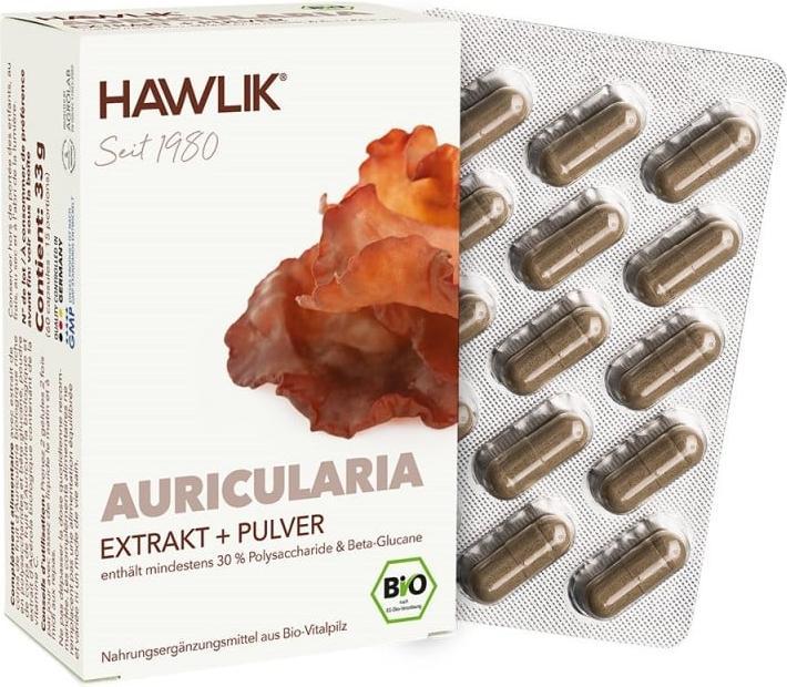 Image du produit Hawlik Extrait d'Auricularia + poudre Gélule (60 pièce(s), Capsules, 57 g)