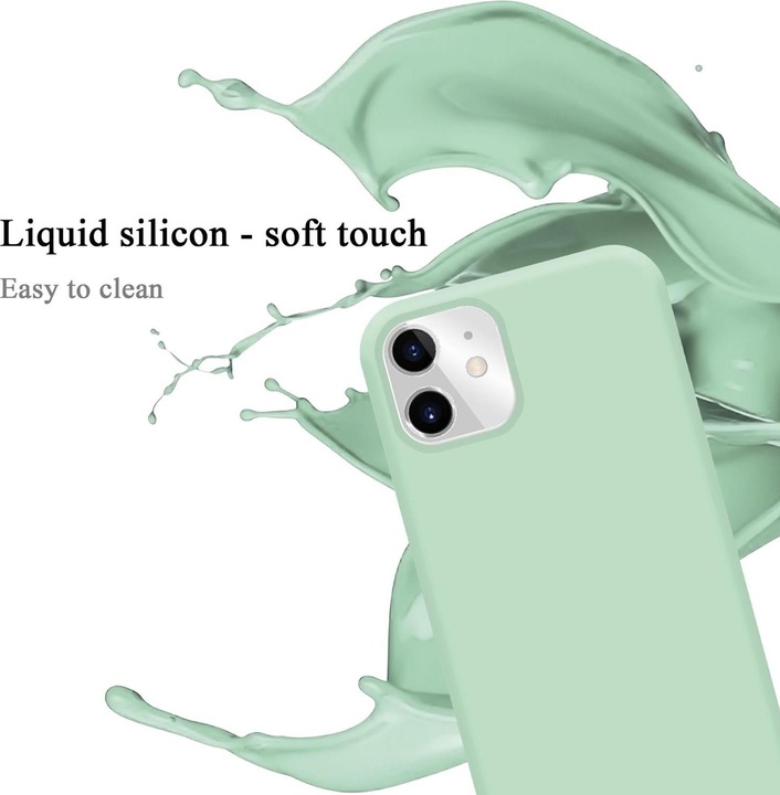 Actual product image Cadorabo TPU Liquid Silicone Case Cover (Apple iPhone 11)