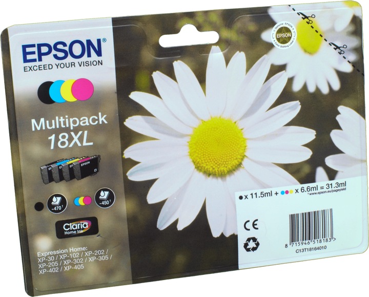 Produktbild Epson 18XL Multipack - Druckerpatrone (M, BK, Y, C)