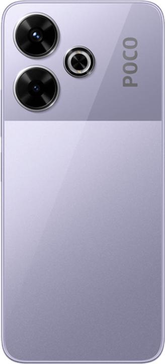 Actual product image Xiaomi Poco M6 EU (128 GB, Purple, 6.79", Hybrid Dual SIM, 4G)