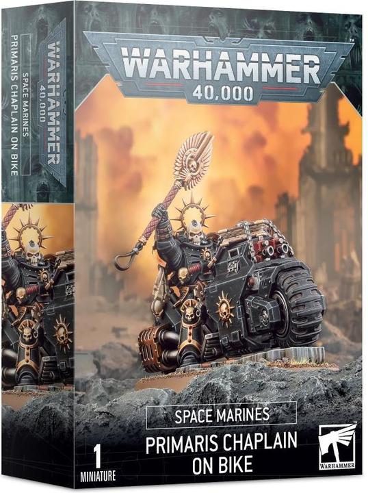 Produktbild Games Workshop Space Marines - Primaris Chaplain on Bike (Kunststoff)