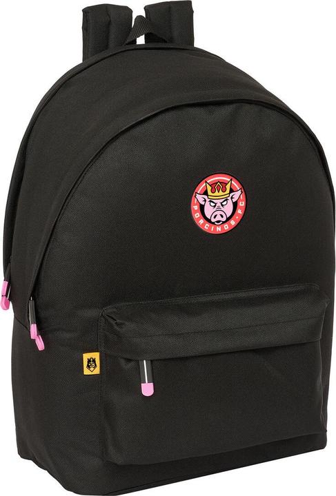 Kings League Laptop- und Tablet-Rucksack mit USB-Anschluss +usb Schwarz 31 x 44 x 18 cm