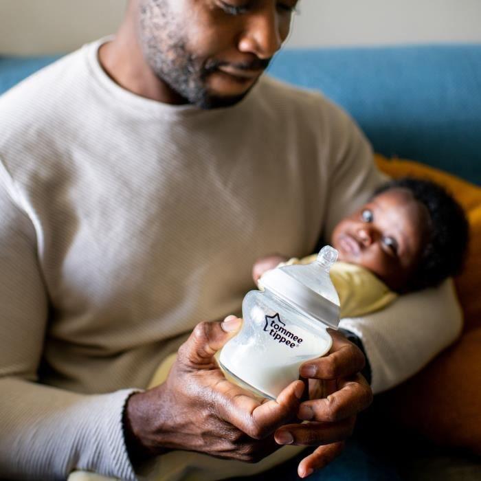 Productafbeelding Tommee Tippee Set van 2 spenen met trage speen - Transparant