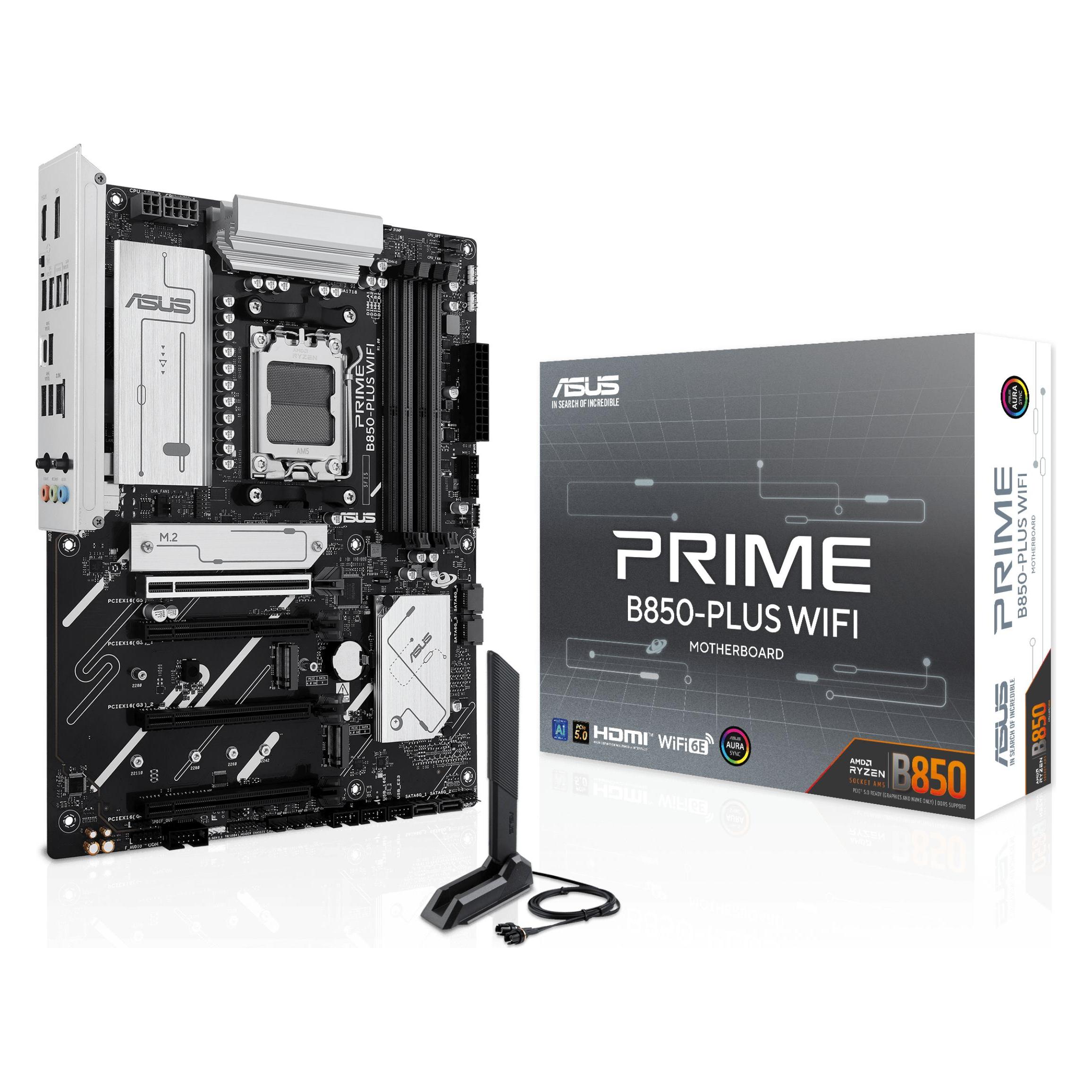 ASUS PRIME B850-PLUS WIFI (AM5, AMD B850, ATX), Mainboard