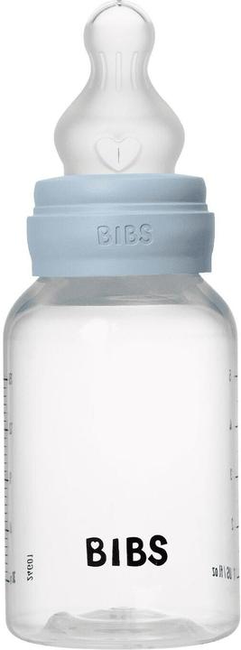 Bibs Anti Colic Bottle Silicone 150 ml Slow Flow Baby Blue (150 ml)