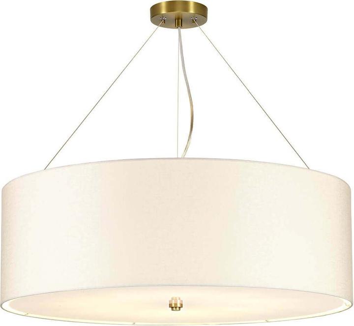 Produktbild Elstead Lighting Pearce Hängeleuchte E27 7-fach 26cm Gealtertes Messing Elfenbein (E27)