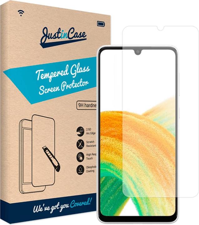 Immagine prodotto Just in Case Vetro Temperato Samsung Galaxy A33 (Trasparente) (1 pz., Samsung Galaxy A33 5G)