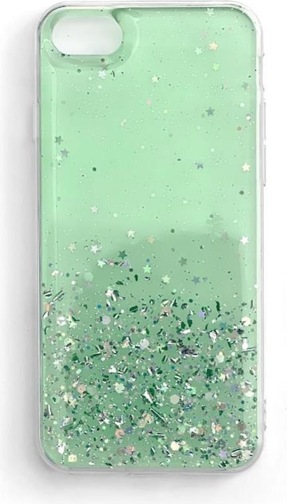 Actual product image Wozinsky Star Glitter Shining Cover for Samsung Galaxy A42 5G green (Samsung Galaxy A42 5G)