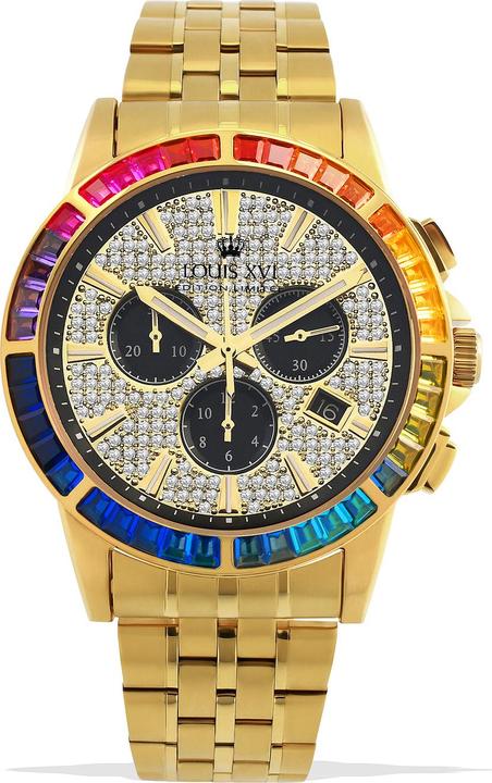 Image du produit Louis XVI Majesté Iced Out Rainbow (Chronographe, 43 mm)