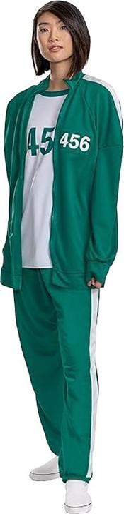 Squid Game Adulto Unisex Player 456 Costume (XS)