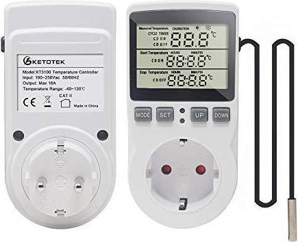Produktbild Ketotek Temperaturregler Steckdose