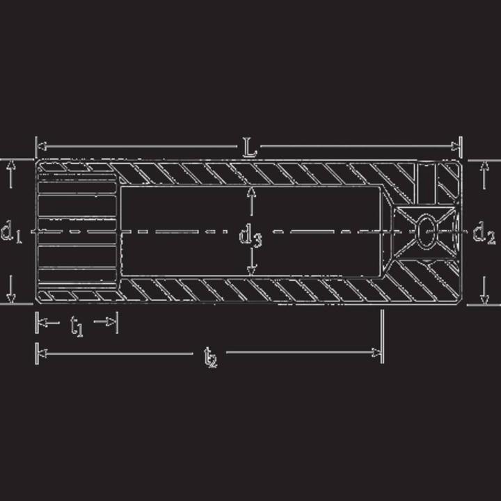 Actual product image Stahlwille 40DL Socket Inserts 1/4 9 mm (9 mm)