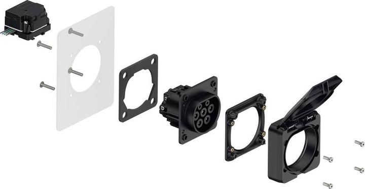 Immagine prodotto PCE e325-f Presa di ricarica eMobility tipo 2 32 A