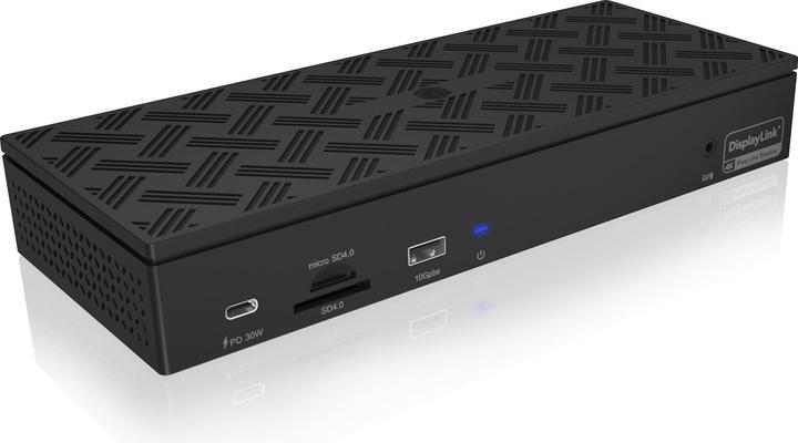 Actual product image Icy Box 17-in-1 DisplayLink (USB-C, 17 Ports)