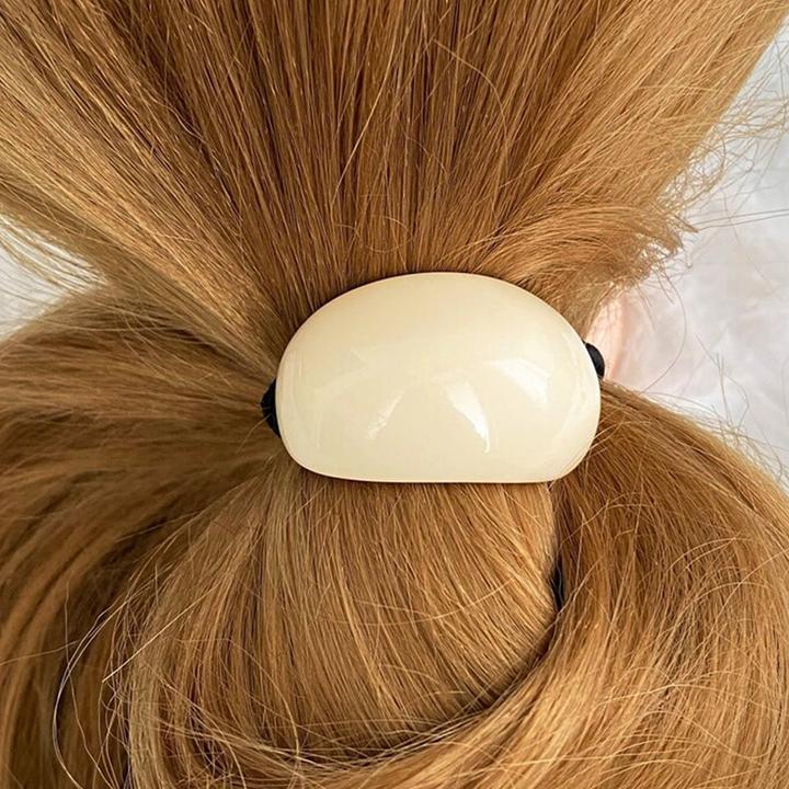 Immagine prodotto Avizar Haargummi mit Holz-Effekt-Perle (Elastico per capelli)