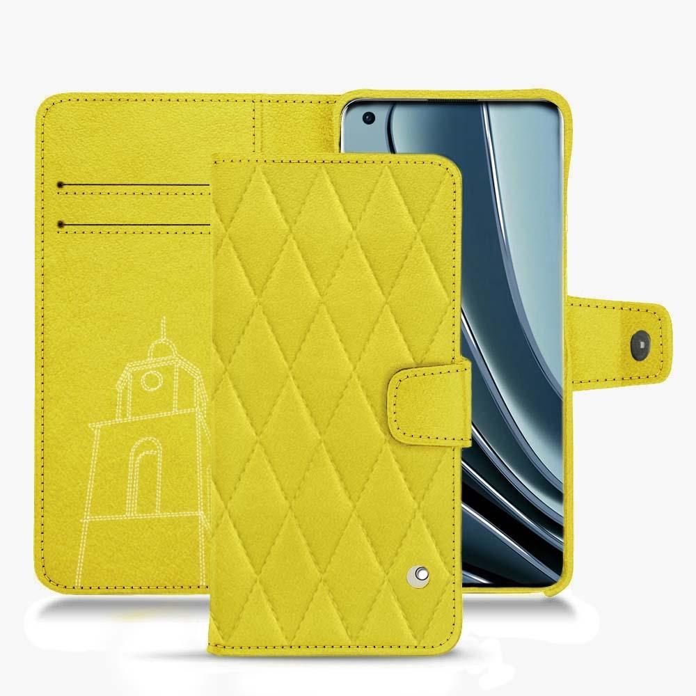 Thumbnail - Noreve Lederschutzhülle Wallet (OnePlus 10 Pro), Smartphone Hülle, Orange