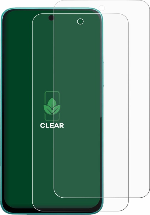 Produktbild ScreenLeaf Schutzfolie nachhaltiger Displayschutz Display Schutz Folie Klar Transparent (2 Stück, Nokia G50 5G)