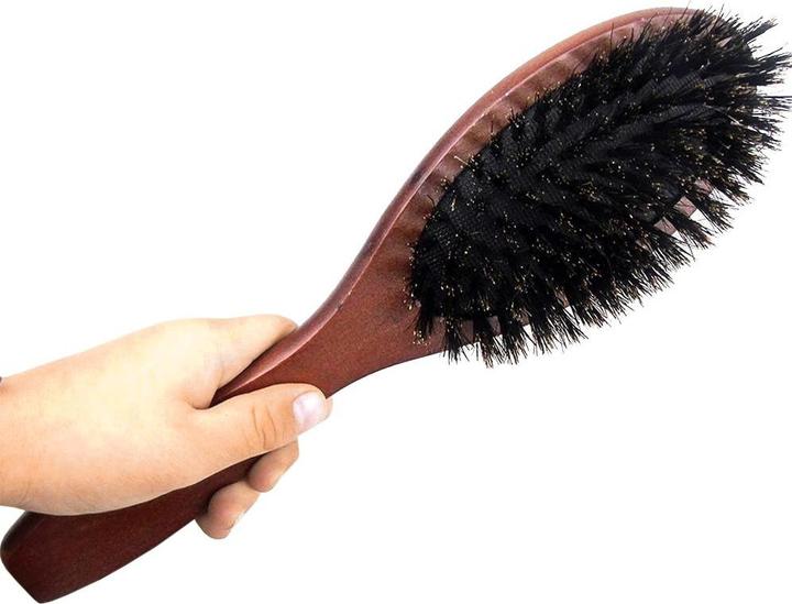 Produktbild JTI Haarbürste mit Schweineborsten - Holz