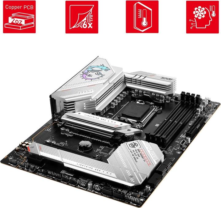 Actual product image MSI MPG B650 Edge WIFI (AM5, AMD B650, ATX)
