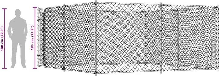 Actual product image vidaXL Donnie (Dog kennel)