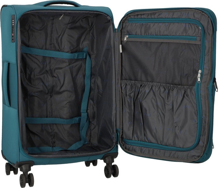 Produktbild D&N Travel Line 9504 4 Rollen Kofferset 3-teilig mit Dehnfalte (204 l, XL (ab 115l))