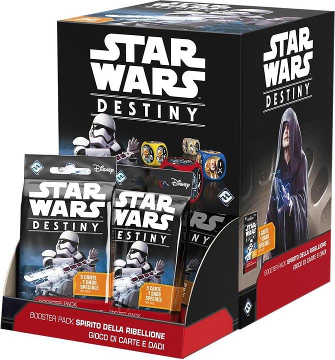 Asmodée Star Wars: Destiny - Box 36 Booster Pack Spirito della Ribellione