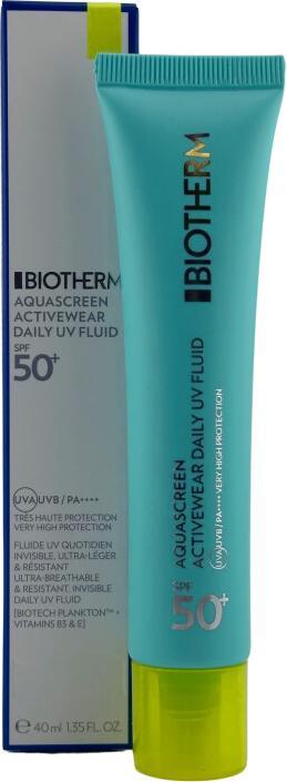 Actual product image Biotherm Aquascreen UV Daily SPF50 (Suntan cream, SPF 50, 40 ml, 40 g)